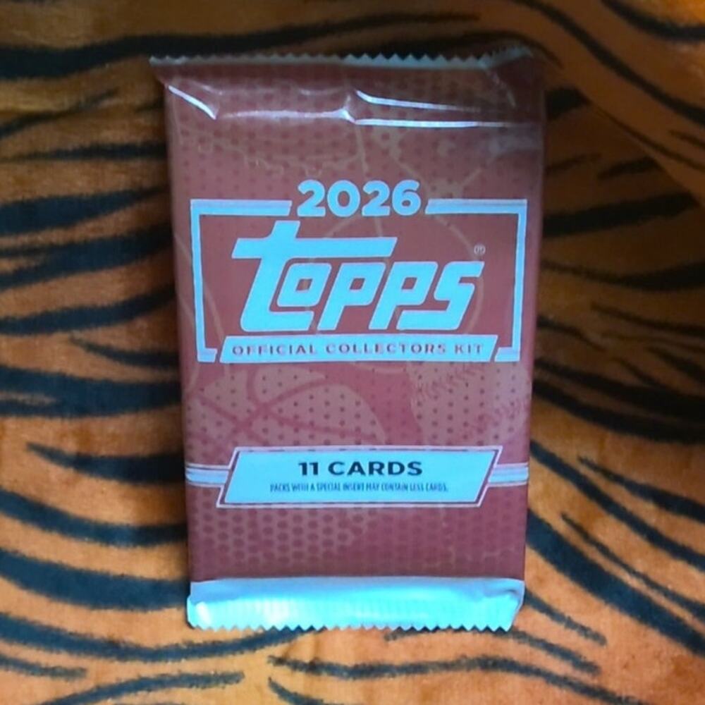 2026 Topps Collectors Kit Exclusive Pack Flagg/Anthony RC MLB/NBA Parallel or SP